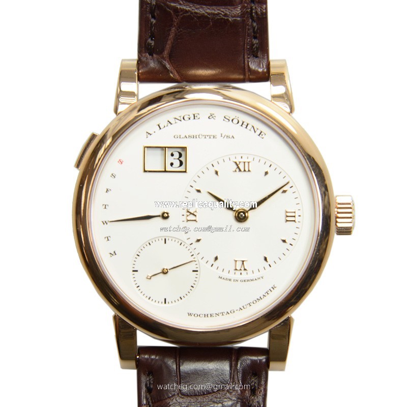 A Lange & Sohne GRAND LANGE 320.032 Automatic 18kt Rose Gold Silvery & White