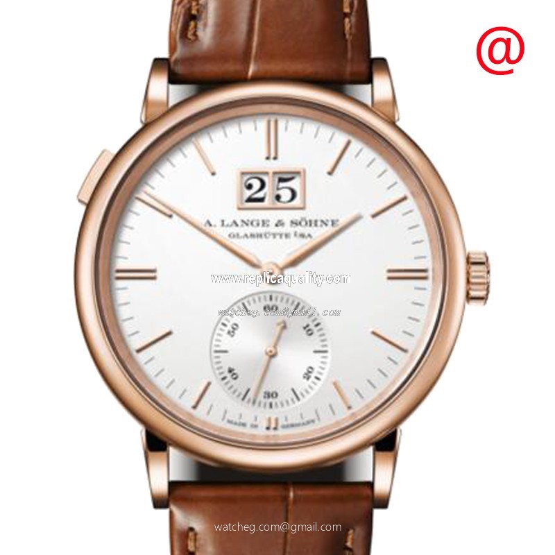 A Lange & Sohne SAXONIA 381.032 Automatic 18kt Rose Gold Silver
