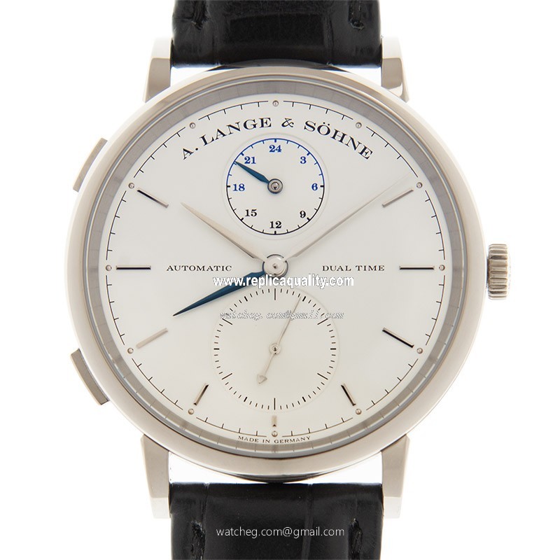 A Lange & Sohne SAXONIA 385.026 Automatic 18kt White Gold White