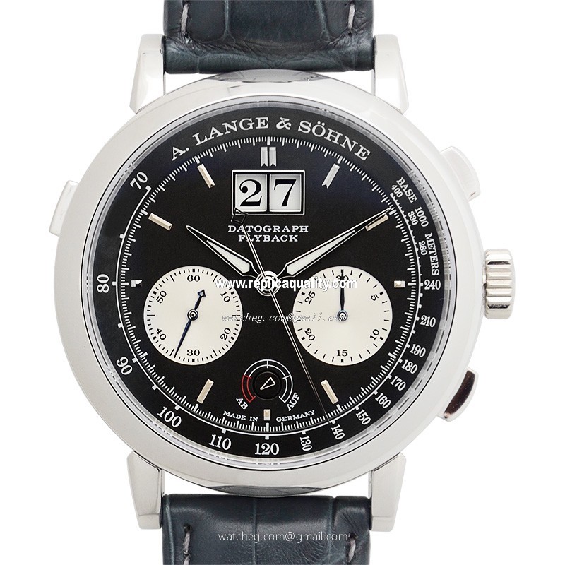 A Lange & Sohne DATOGRAPH 405.035 Manual Wind 950 Platinum Black