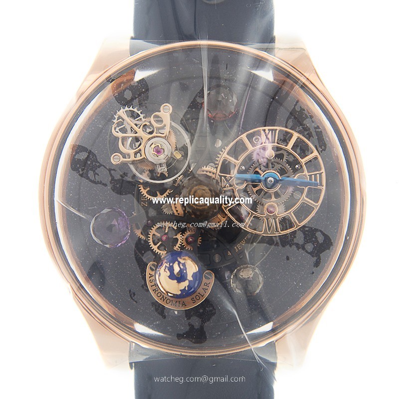 Jacob & Co ASTRONOMIA SOLAR AS300.40.AS.AK.A FL4A Manual Wind 18kt Rose Gold Purple