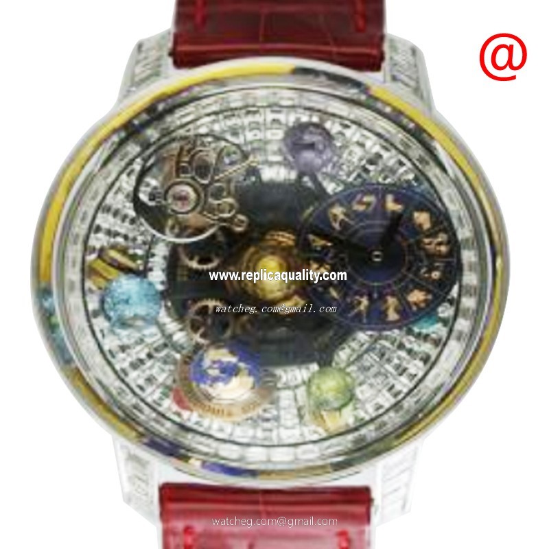 Jacob & Co ASTRONOMIA SOLAR AS910.30.BD.BD.A Manual Wind 18kt White Gold Transparent Skull