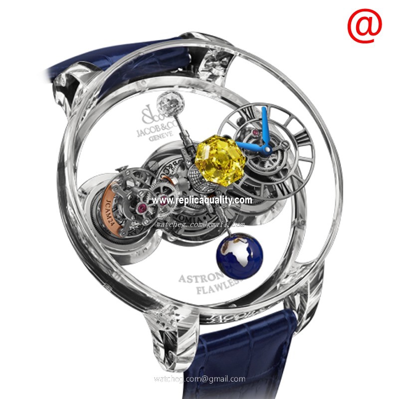 Jacob & Co ASTRONOMIA AT125.80.AA.UC.BBALA Manual Wind 18kt White Gold Transparent Skull