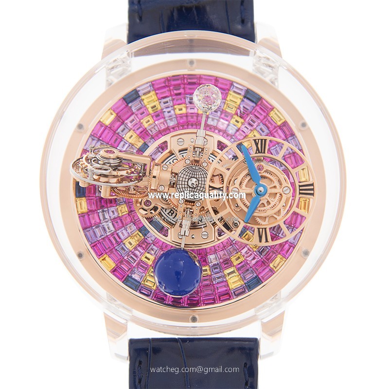 Jacob & Co ASTRONOMIA AT130.48.HD.UC.B FL4D Automatic 18kt Rose Gold Pink
