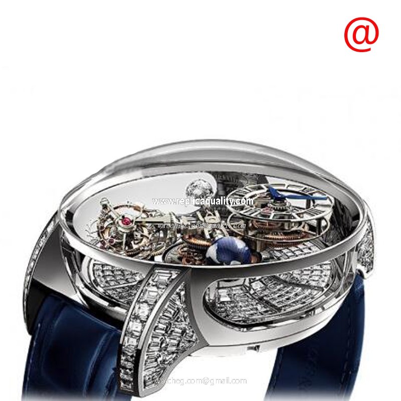 Jacob & Co ASTRONOMIA AT800.30.BD.BD.BGE4A Manual Wind 18kt White Gold Silver