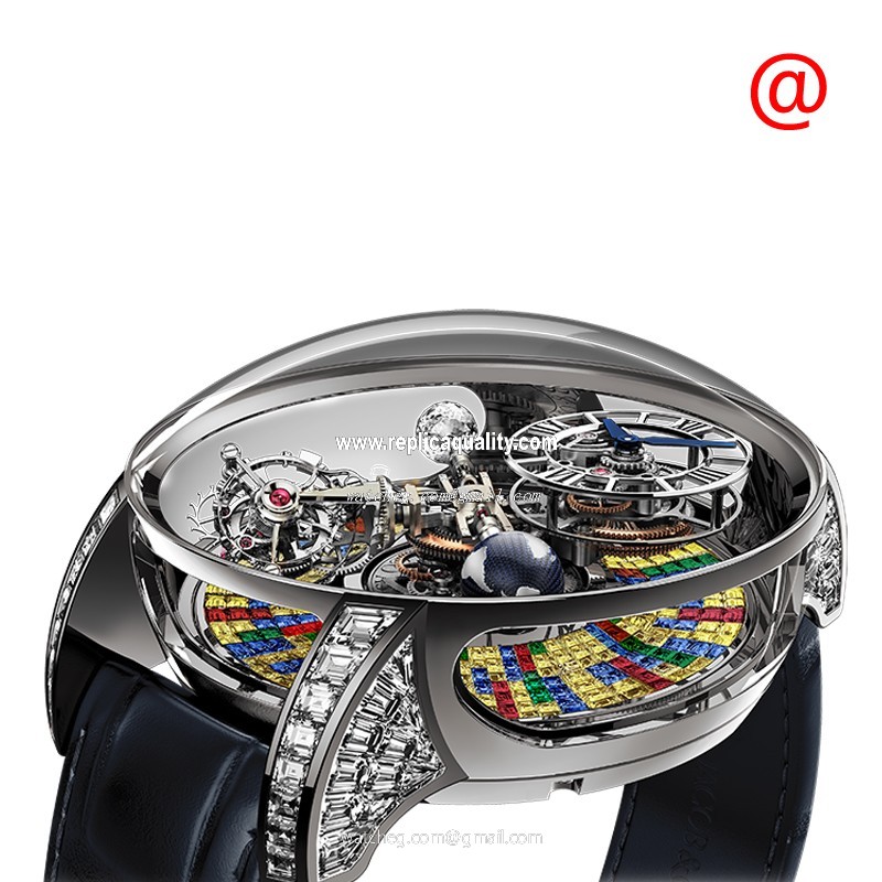Jacob & Co ASTRONOMIA AT800.30.BD.UB.BBALA Manual Wind 18kt White Gold Multi-Color