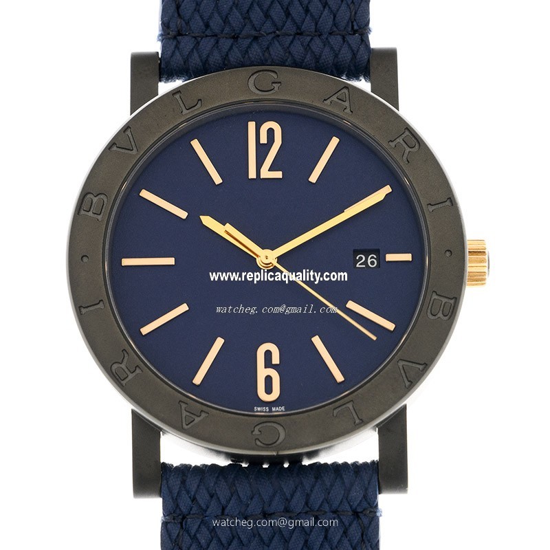 Bulgari BULGARI 103133 Automatic Stainless Steel Blue