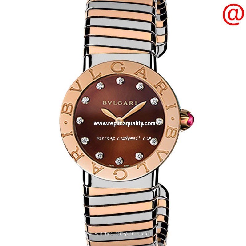 Bulgari BULGARI 102456 Quartz 18kt Rose Gold Deep Purple
