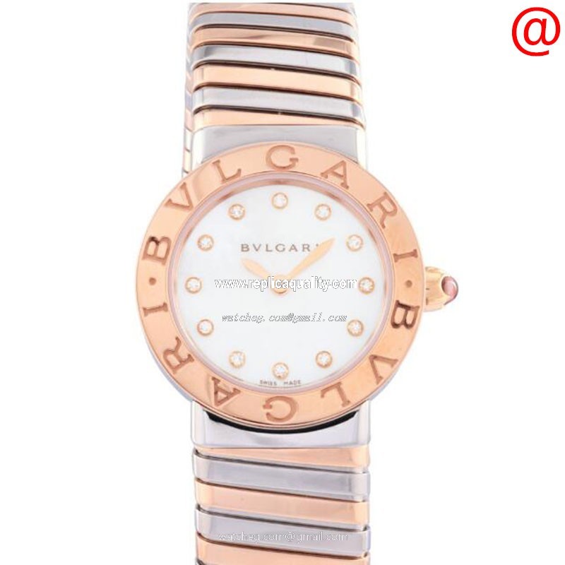 Bulgari BULGARI BBL262TWSPG/12.S Quartz 18kt Rose Gold White