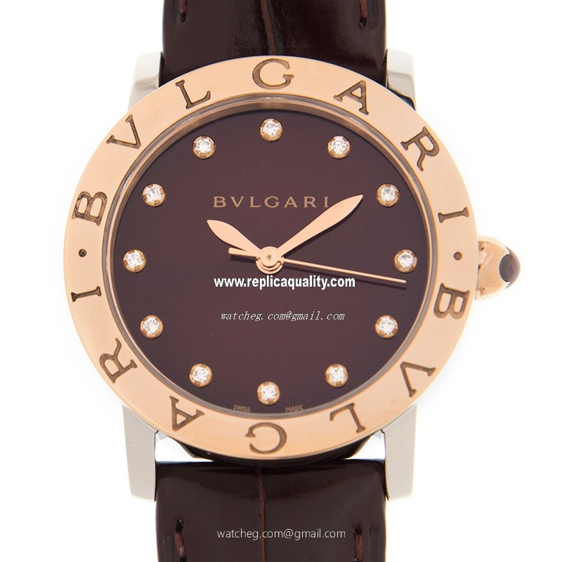 Bulgari BULGARI BBL33C11SPGLC11/12 Automatic 18kt Rose Gold Red