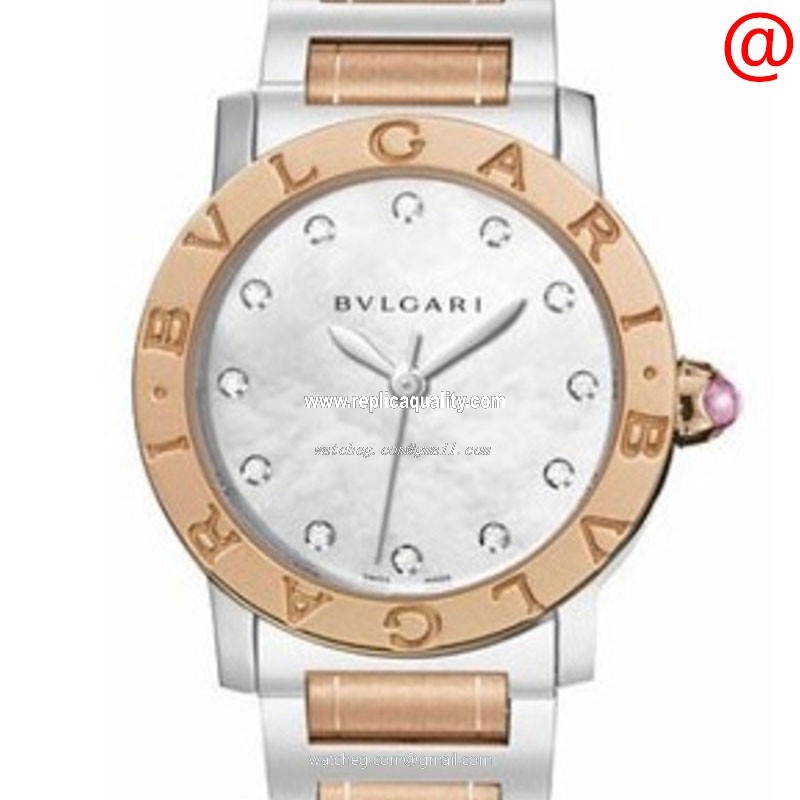Bulgari BULGARI 101891 Automatic 18kt Rose Gold & Steel White