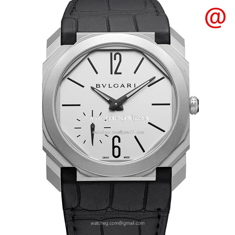 Bulgari OCTO FINISSIMO 103035 Automatic Stainless Steel Silvery & White