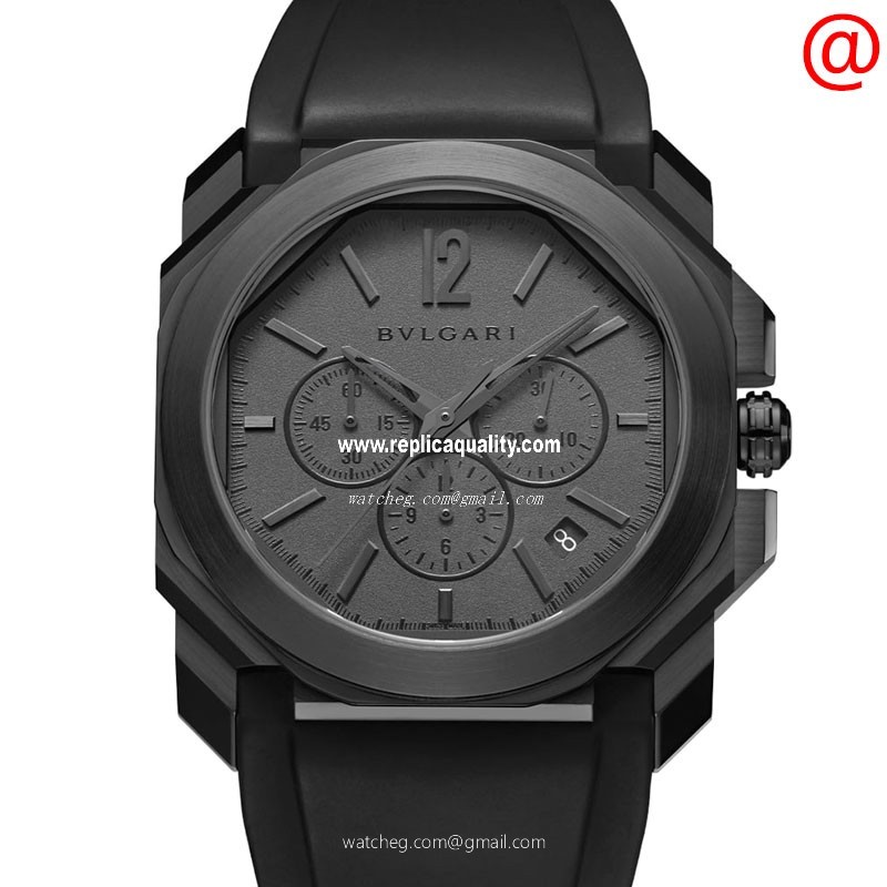 Bulgari OCTO FINISSIMO 103027 Automatic Stainless Steel Black