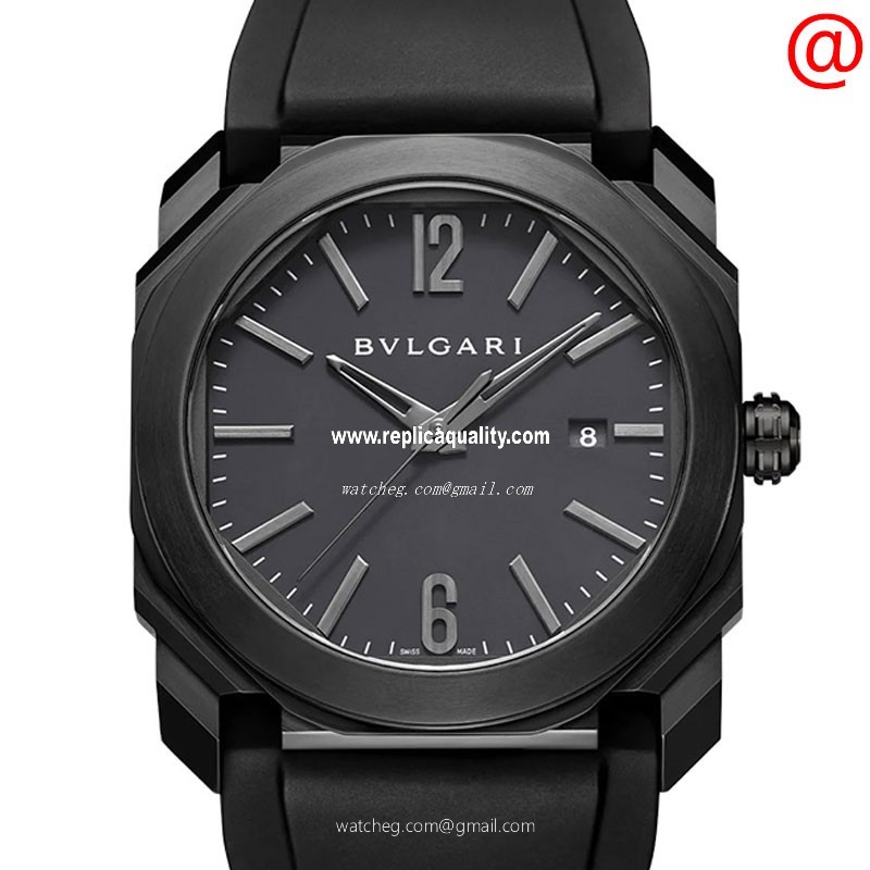 Bulgari OCTO ROMA 102737 Automatic Stainless Steel Black