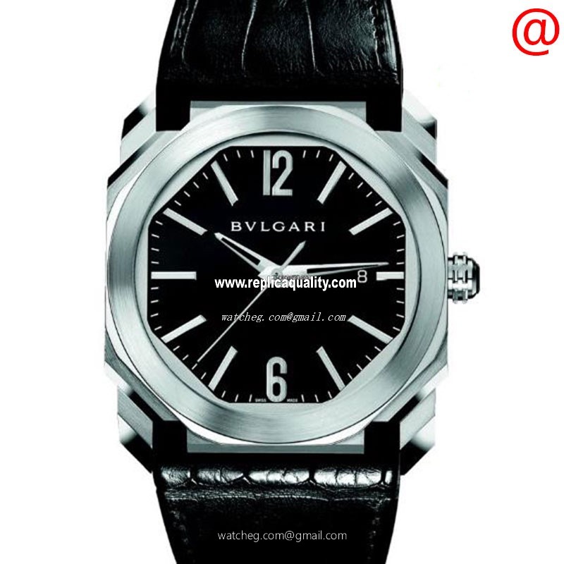 Bulgari OCTO ROMA 101964 Automatic Stainless Steel Black