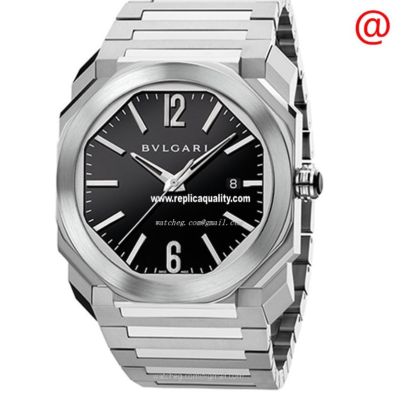 Bulgari OCTO ROMA 102031 Automatic Stainless Steel Black