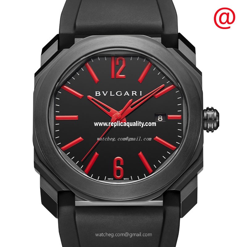 Bulgari OCTO ULTRANERO 102738 Automatic Stainless Steel Black
