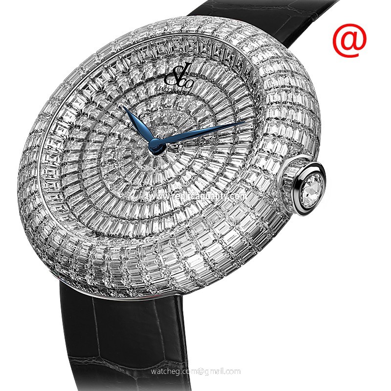 Jacob & Co BRILLIANT BQ520.30.BD.BD.ATD4A Manual Wind 18kt White Gold Silver