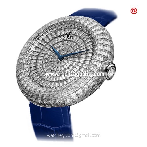Jacob & Co BRILLIANT BQ532.30.BD.BD.ZSB4A Quartz 18kt White Gold & Diamond Silver
