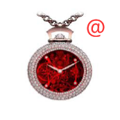 Jacob & Co BRILLIANT BS231.40.RD.QR.A4DAA Manual Wind 18kt Rose Gold Red