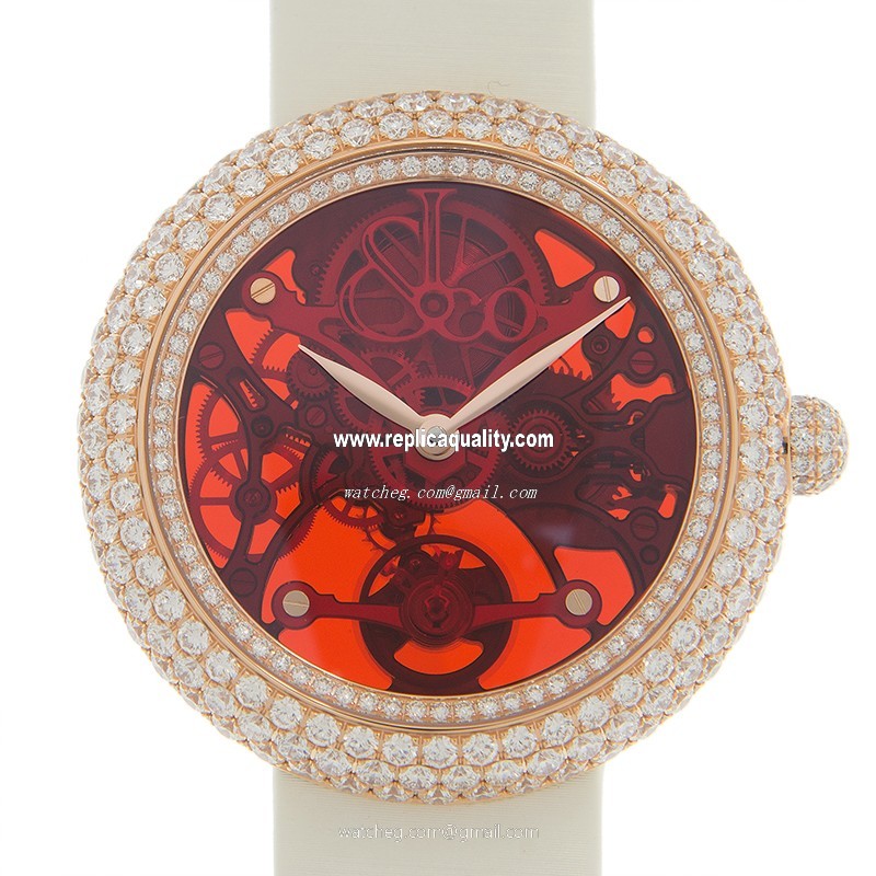 Jacob & Co BRILLIANT BS431.40.RD.QR.ASB4A Automatic 18kt Rose Gold & Diamonds Red