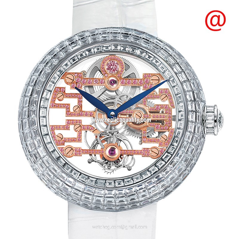 Jacob & Co BRILLIANT BT545.30.BD.RP.ABSAA Manual Wind 18kt White Gold Transparent Skull