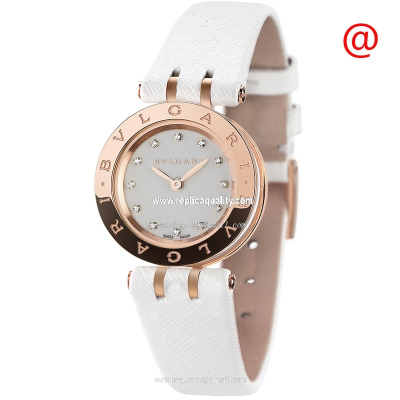 Bulgari B.ZERO1 102176 Quartz 18kt Rose Gold Silver