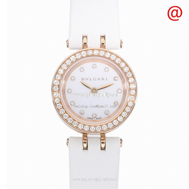 Bulgari B.ZERO1 102398 Quartz 18kt Rose Gold & Diamonds White