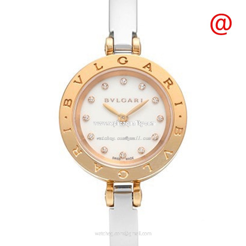 Bulgari B.ZERO1 102418 Quartz 18kt Rose Gold White