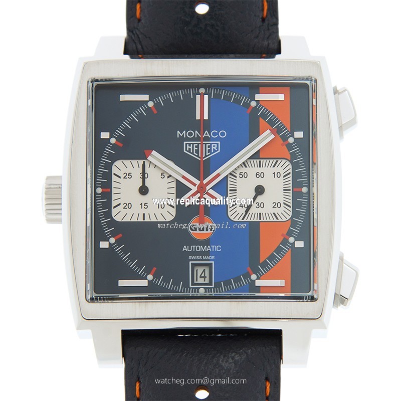 Tag Heuer MANACO CAW211R-FC6401 Automatic Stainless Steel Blue