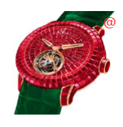 Jacob & Co BRILLIANT CV201.40.BR.UB.A Manual Wind 18kt Rose Gold Red