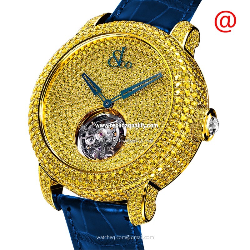Jacob & Co CAVIAR TOURBILLON CV201.50.RY.RY.ADE4D Manual Wind 18kt Yellow Gold 