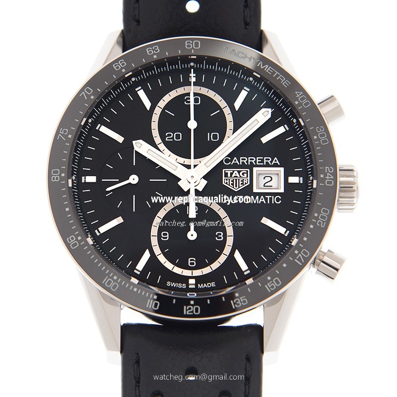 Tag Heuer TAG HEUER CARRERA CV201AJ.FC6357 Automatic Stainless Steel Black