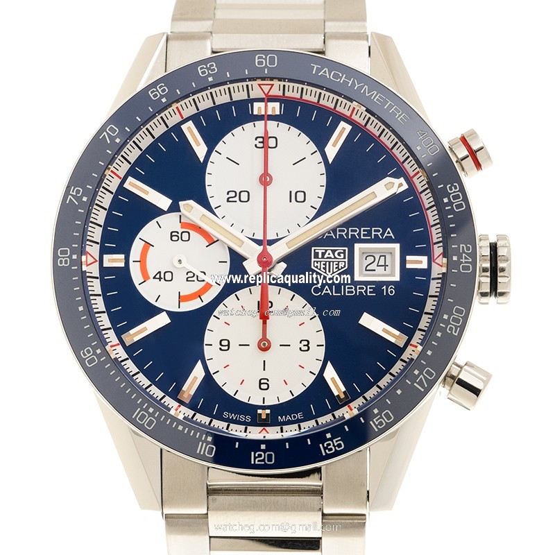 Tag Heuer TAG HEUER CARRERA CV201AR.BA0715 Automatic Stainless Steel Blue