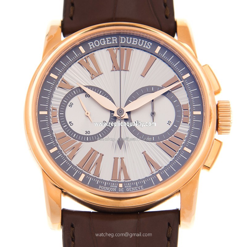 Roger Dubuis HOMMAGE DBHO0569 Automatic 18kt Rose Gold Silver