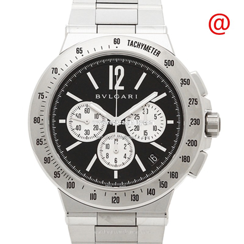 Bulgari DIAGONO DG41BSSDCHTA Automatic Stainless Steel Black
