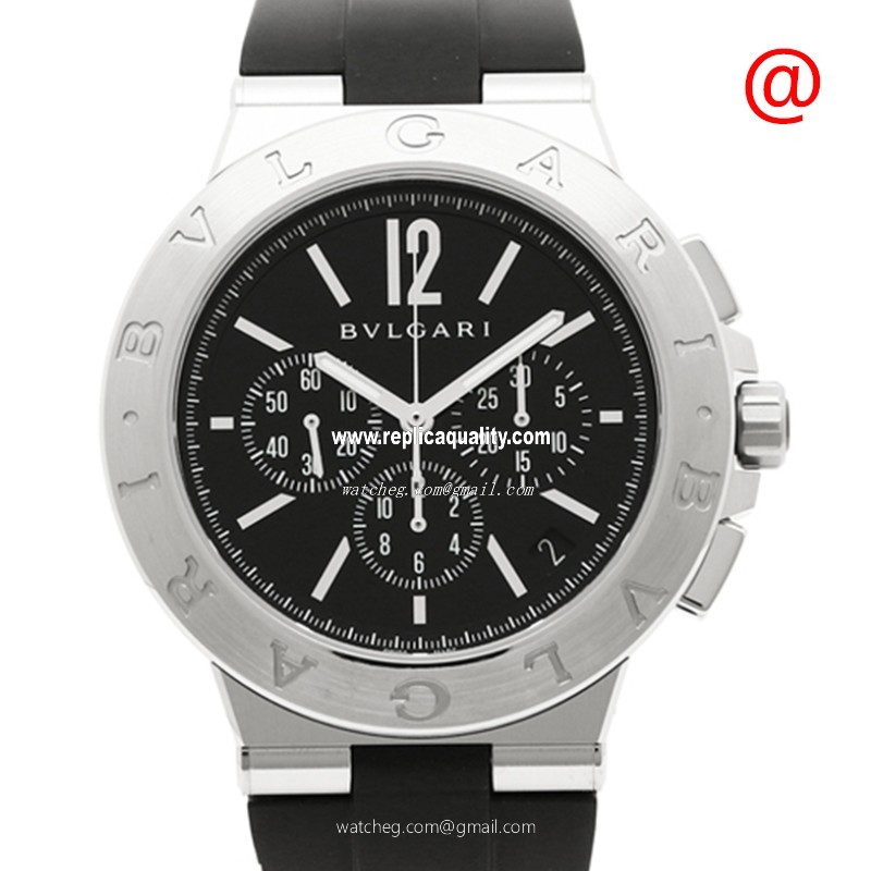 Bulgari DIAGONO DG41BSVDCH Automatic Stainless Steel Black