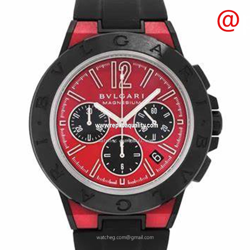 Bulgari DIAGONO 102308 Automatic Stainless Steel Red