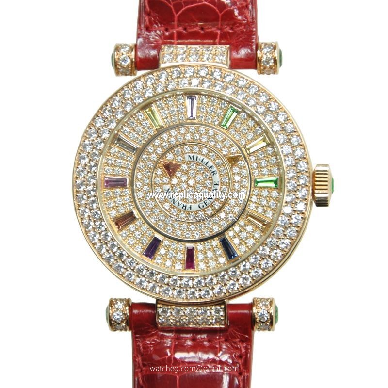 Franck Muller DOUBLE MYSTERY DM 39 COL DRM D 2R CD (5N) Automatic 18kt Rose Gold & Diamonds Gold