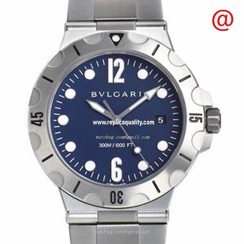 Bulgari DIAGONO 102586 Automatic Stainless Steel Blue