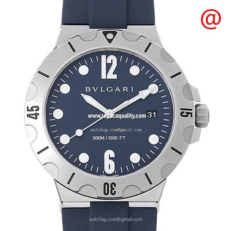 Bulgari DIAGONO 102504 Automatic Stainless Steel Blue
