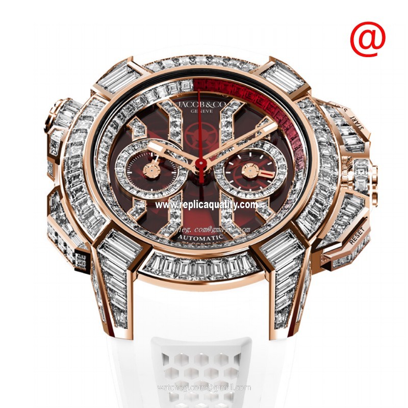 Jacob & Co EPIC X CHRONO EC422.40.BW.RD.AHB4D Automatic 18kt Rose Gold Red