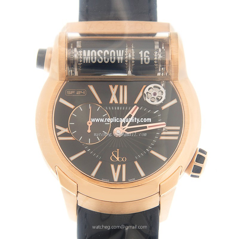 Jacob & Co EPIC SF24 ES100.40.NS.LR.A CA4D Automatic 18kt Rose Gold Black