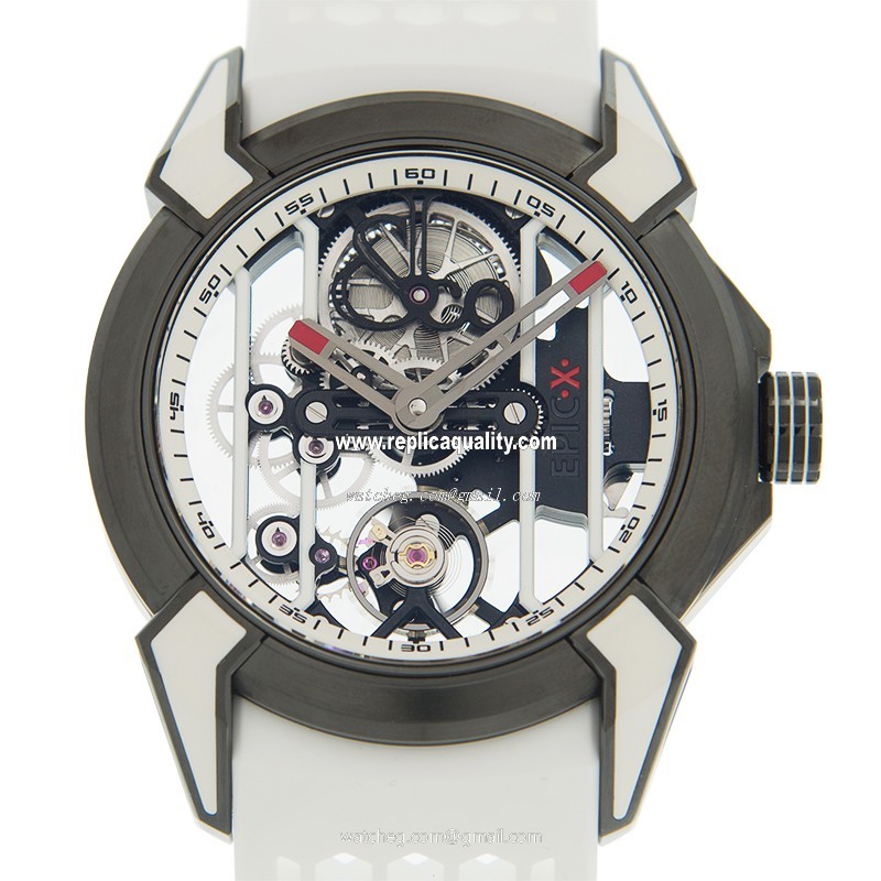 Jacob & Co EPIC X EX100.21.WR.WB.ABRU Automatic Steel Transparent Skull