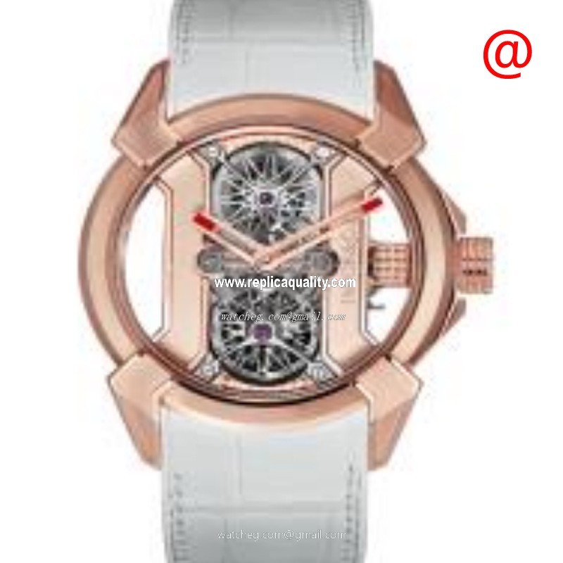 Jacob & Co EPIC X EX101.40.PS.OP.ACC4A Automatic 18kt Rose Gold Transparent Skull