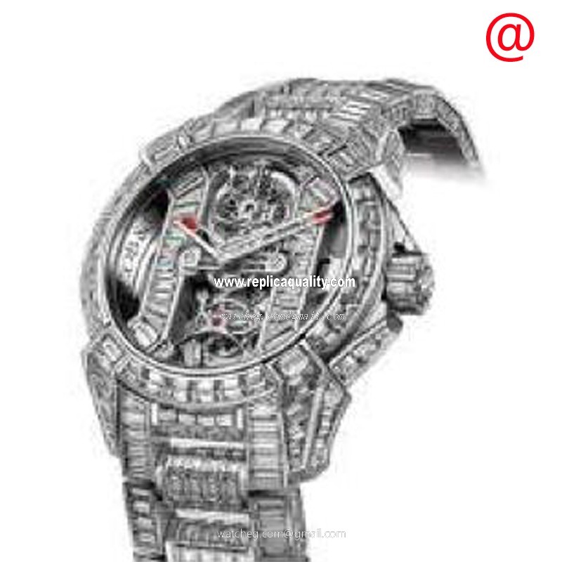 Jacob & Co EPIC X EX500.30.BD.BD.A30BA Manual Wind 18kt White Gold Silver
