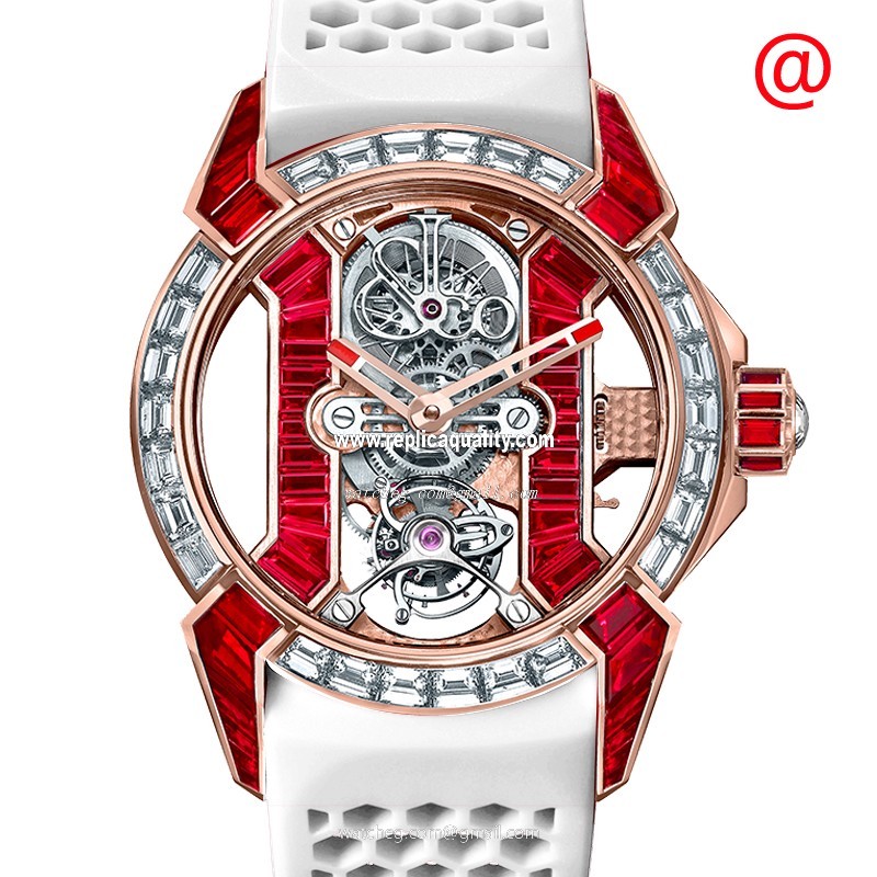 Jacob & Co EPIC X EX500.40.BD.BR.ALB4A Manual Wind 18kt Rose Gold Transparent Skull