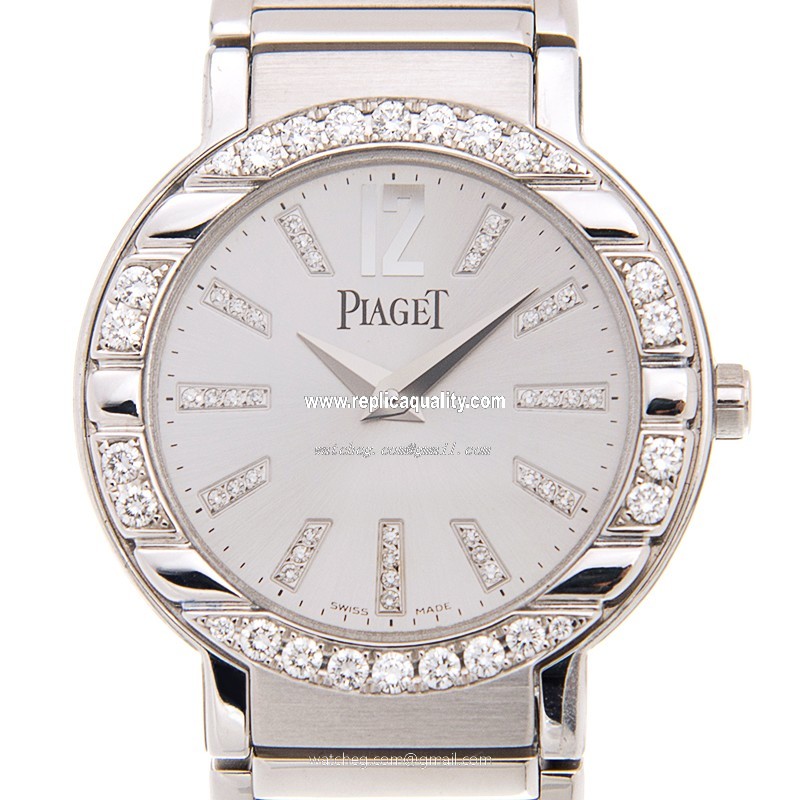 Piaget POLO G0A26031 Quartz 18kt White Gold & Diamond Silver