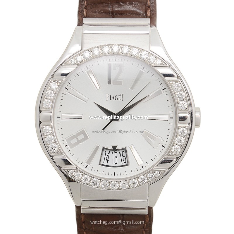 Piaget POLO G0A31159 Automatic 18kt White Gold & Diamond Silvery & White