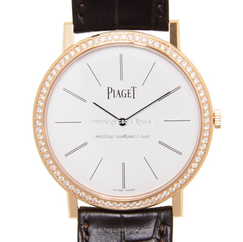 Piaget ALTIPLANO G0A36125 Manual Wind 18kt Rose Gold & Diamonds White